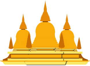 Thai Temple Illustration